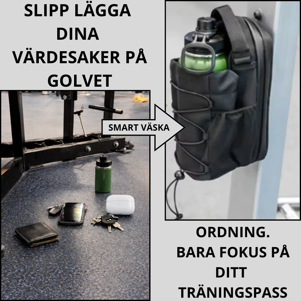 BagGrip™ - Magnetisk Träningsväska